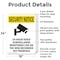 Signmission 24 Hour Video Surveillance With Symbol OSHA Security Notice Sign, Aluminum, 18in W x 24in L, 2PK OS-2PACK-SN-A-1824-V-11692 - alternate 5
